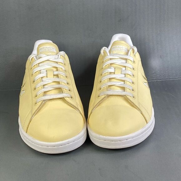 Adidas Stan Smith Men's Shoes White-Easy Yellow  sneaker size 10 - Picture 2 of 9